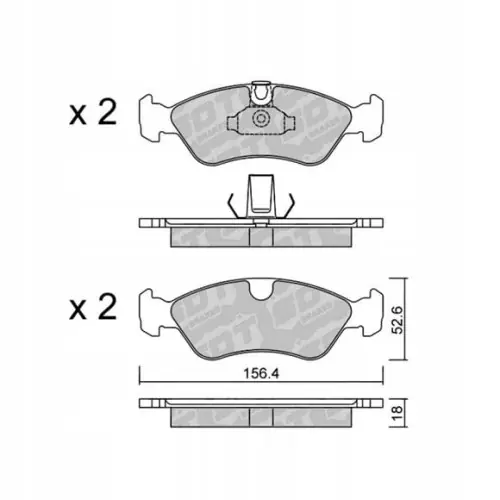 GALFER/SDT 2149600 klocki hamulcowe Szybka dostawa