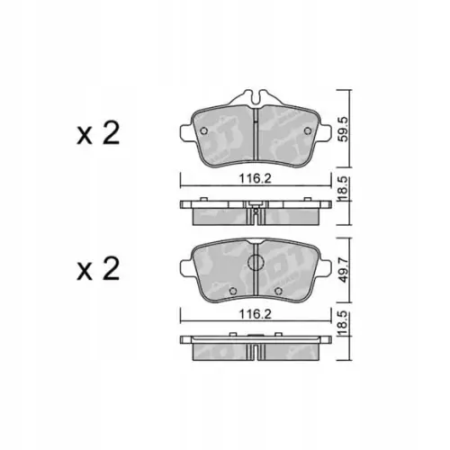 Oferta GALFER/SDT 2150300 klocki hamulcowe