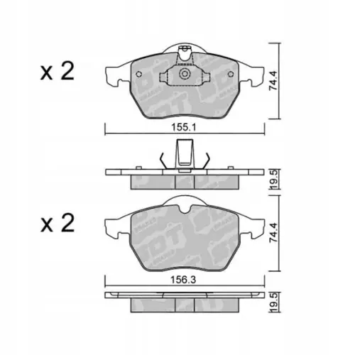 GALFER/SDT 2153100 klocki hamulcowe Oferta limitowana