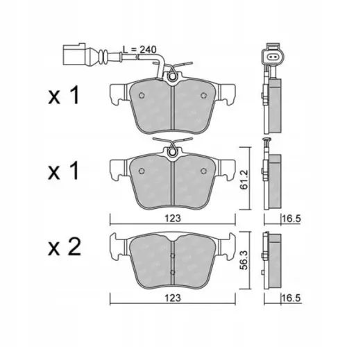 Kup teraz GALFER/SDT 2153201 klocki hamulcowe
