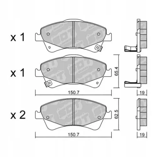GALFER/SDT 2160600 klocki hamulcowe Oryginalny