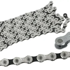 Łańcuch KMC X11 srebrno-czarny, 11-rzędowy - bez opakowania Popularny