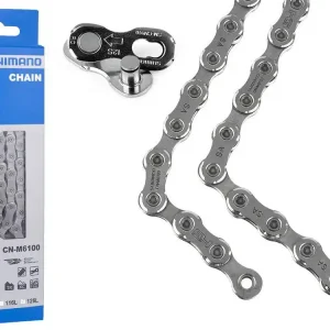 Wysoka jakość Łańcuch Shimano CN-M6100 12 rzędowy, 126 ogniw