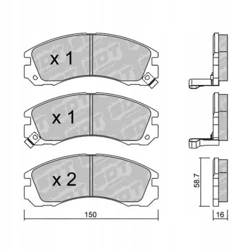 Kup teraz GALFER/SDT 2173100 klocki hamulcowe
