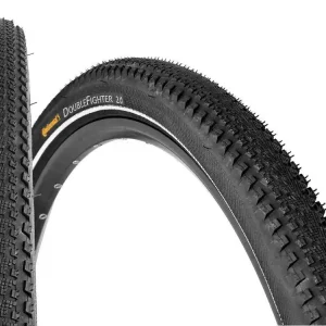 Opona Continental Double Fighter III (37-622), 28", 700 x 35C, czarna, drutówka, reflex Oryginalny