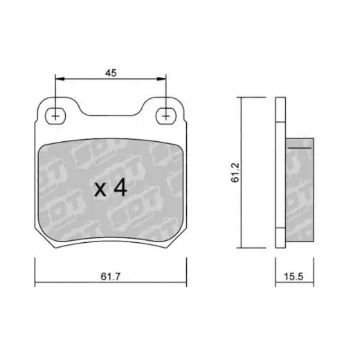 Nowość GALFER/SDT 2179900 klocki hamulcowe
