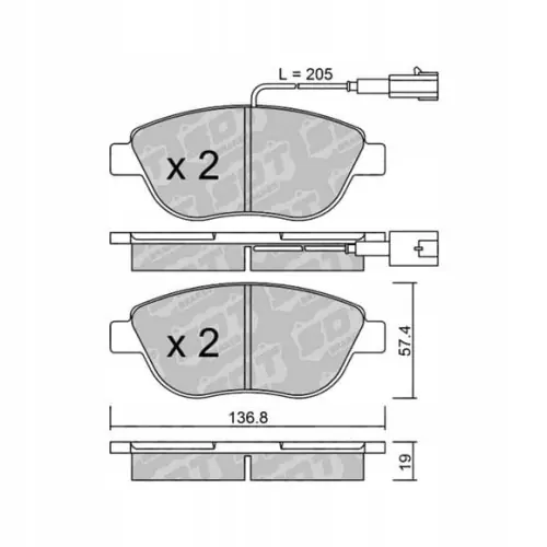 GALFER/SDT 2180003 klocki hamulcowe Oferta limitowana