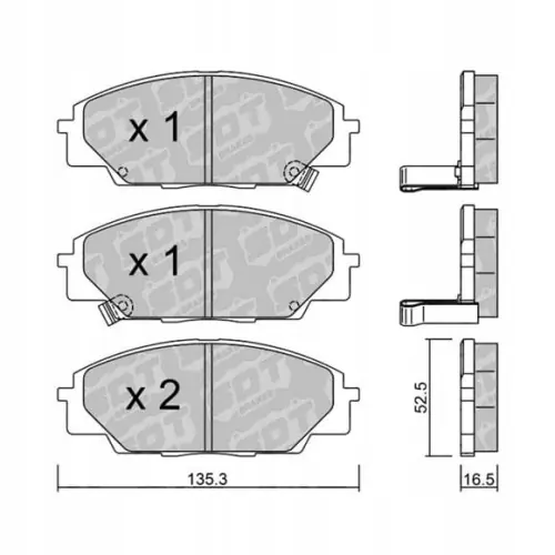 Oferta GALFER/SDT 2180300 klocki hamulcowe