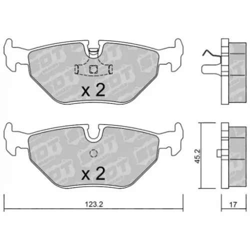GALFER/SDT 2181200 klocki hamulcowe Ostatnia szansa