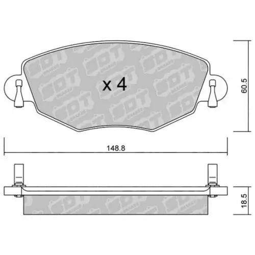 GALFER/SDT 2182100 klocki hamulcowe Wyprzedaż