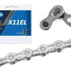 Łańcuch KMC X11EL 1/2" X 11/128" Silver, do MTB Wysoka jakość