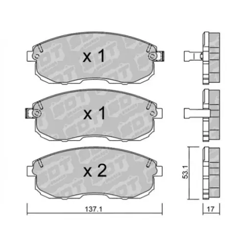 GALFER/SDT 2188700 klocki hamulcowe Tylko dziś
