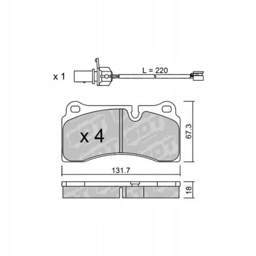 Darmowa dostawa GALFER/SDT 2192501 klocki hamulcowe