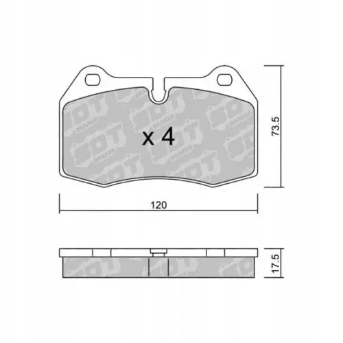 GALFER/SDT 2193400 klocki hamulcowe Wyprzedaż