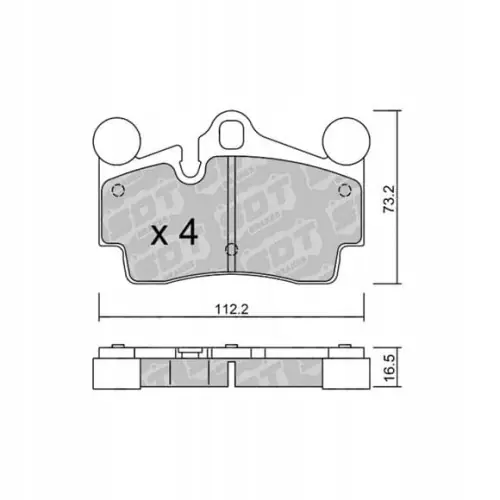 GALFER/SDT 2194200 klocki hamulcowe Najlepsza cena