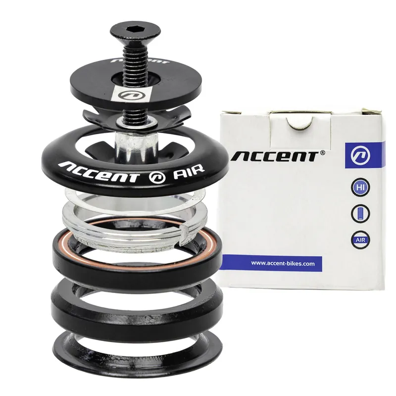 Wyprzedaż Stery zintegrowane HI-AIR 1-1/8" IS42/IS42 łożyska maszynowe, czarne