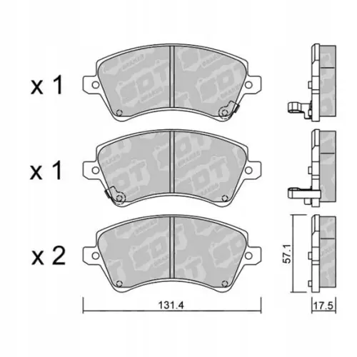Szybka dostawa GALFER/SDT 2199300 klocki hamulcowe