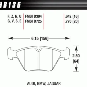 Zamów teraz HB136G.690 HAWK Performance DTC-60 Klocki hamulcowe