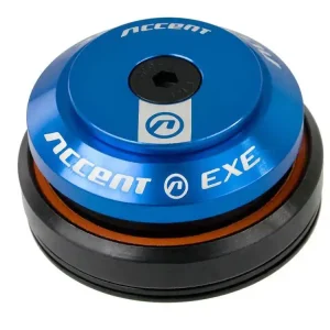 Tylko dziś Stery zintegrowane Accent HI-EXE Taper 1-1/8"-1.5" IS42/IS52, niebieskie, łożyska maszynowe