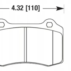 HB194B.570 HAWK Performance HPS 5.0 Klocki hamulcowe Rabat
