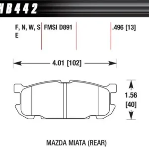 HB442W.496 HAWK Performance DTC-30 Klocki hamulcowe Zamów teraz