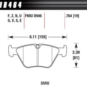 Promocja HB464S.764 HAWK Performance HT-10 Klocki hamulcowe
