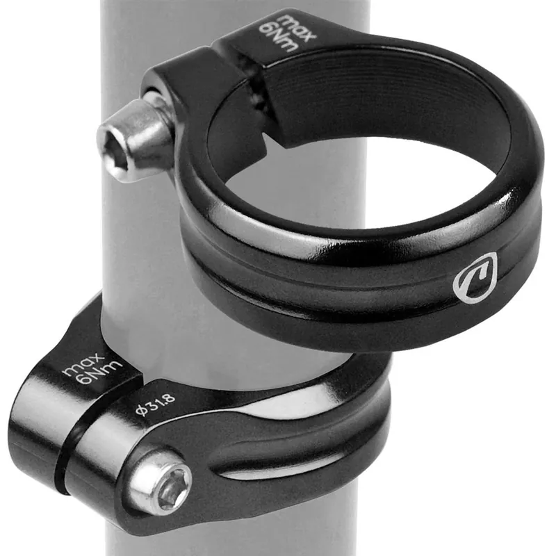 Obejma podsiodłowa Accent EXE 34.9mm czarna anodowana Oferta limitowana