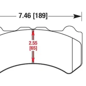 Darmowa dostawa HB650F.730 HAWK Performance HPS Klocki hamulcowe