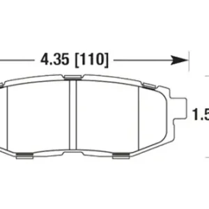 HB671F.628 HAWK Performance HPS Klocki hamulcowe Rabat