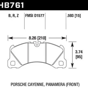 HB761B.593 HAWK Performance HPS 5.0 Klocki hamulcowe Zamów teraz