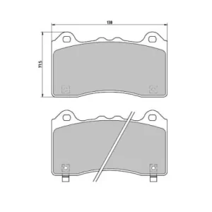 Klocki hamulcowe przednie PBS Prorace 2032PR Ford Focus Mk3 RS Najlepsza cena