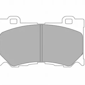 Klocki hamulcowe przednie PBS Prorace 8462PR Nissan 370Z Oferta limitowana