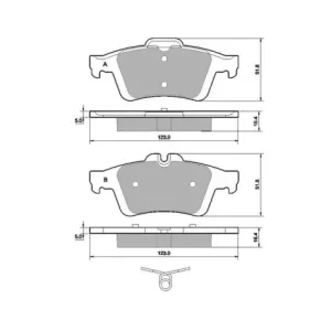 Klocki hamulcowe tylne PBS Prorace 8283PR Ford Focus Mk3 RS Zamów teraz