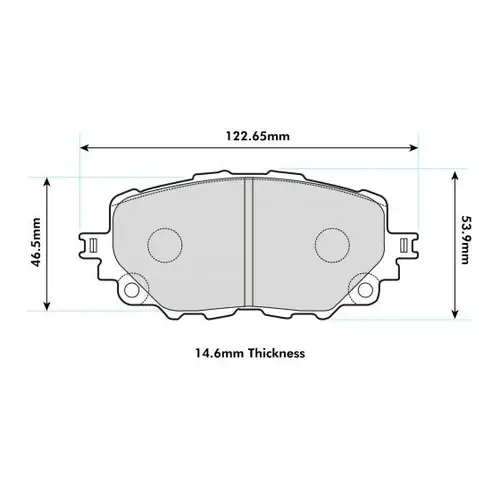 MAZDA MX-5 ND / Fiat 124 Spider Klocki hamulcowe przednie PBS Prorace 8745PR Nowość