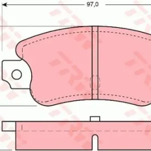 Ostatnia szansa MDB1036 M1144 MINTEX KLOCKI HAMULCOWE