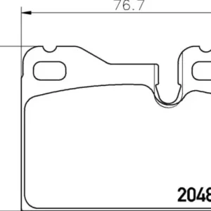 MDB1133 M1155 MINTEX KLOCKI HAMULCOWE Nowość