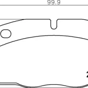 MDB1141 M1155 MINTEX KLOCKI HAMULCOWE Premium