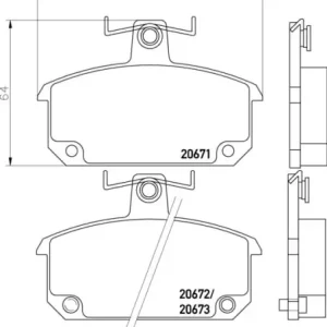 MDB1172 M1144 MINTEX KLOCKI HAMULCOWE Szybka dostawa