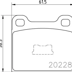 MDB1081 M1155 MINTEX KLOCKI HAMULCOWE Rabat