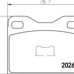 MDB1103 M1144 MINTEX KLOCKI HAMULCOWE Darmowa dostawa