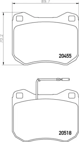 MDB1108 F3R 19.00MINTEX KLOCKI HAMULCOWE Popularny