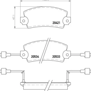MDB1112 M1144 MINTEX KLOCKI HAMULCOWE Najlepsza cena