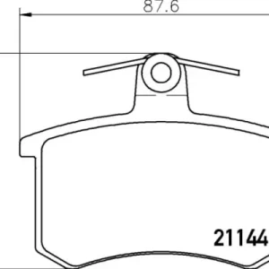 Tani MDB1191 M1166 MINTEX KLOCKI HAMULCOWE