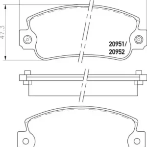 Nowość MDB1218 M1144 MINTEX KLOCKI HAMULCOWE
