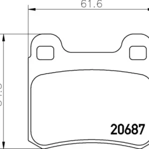 Ekspresowa dostawa MDB1222 M1144 MINTEX KLOCKI HAMULCOWE
