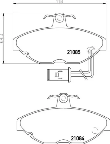 Zamów teraz MDB1224 M1144 MINTEX KLOCKI HAMULCOWE