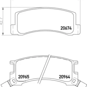 MDB1227 M1144 MINTEX KLOCKI HAMULCOWE Niska cena