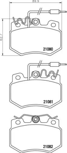 MDB1300 M1144 MINTEX KLOCKI HAMULCOWE Tani
