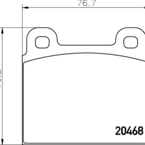 MDB1235 SC F4R 14.50 MINTEX KLOCKI HAMULCOWE Nowość