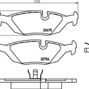 Szybka dostawa MDB1239 M1144 MINTEX KLOCKI HAMULCOWE